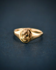 Pompeii Goddess Signet Ring